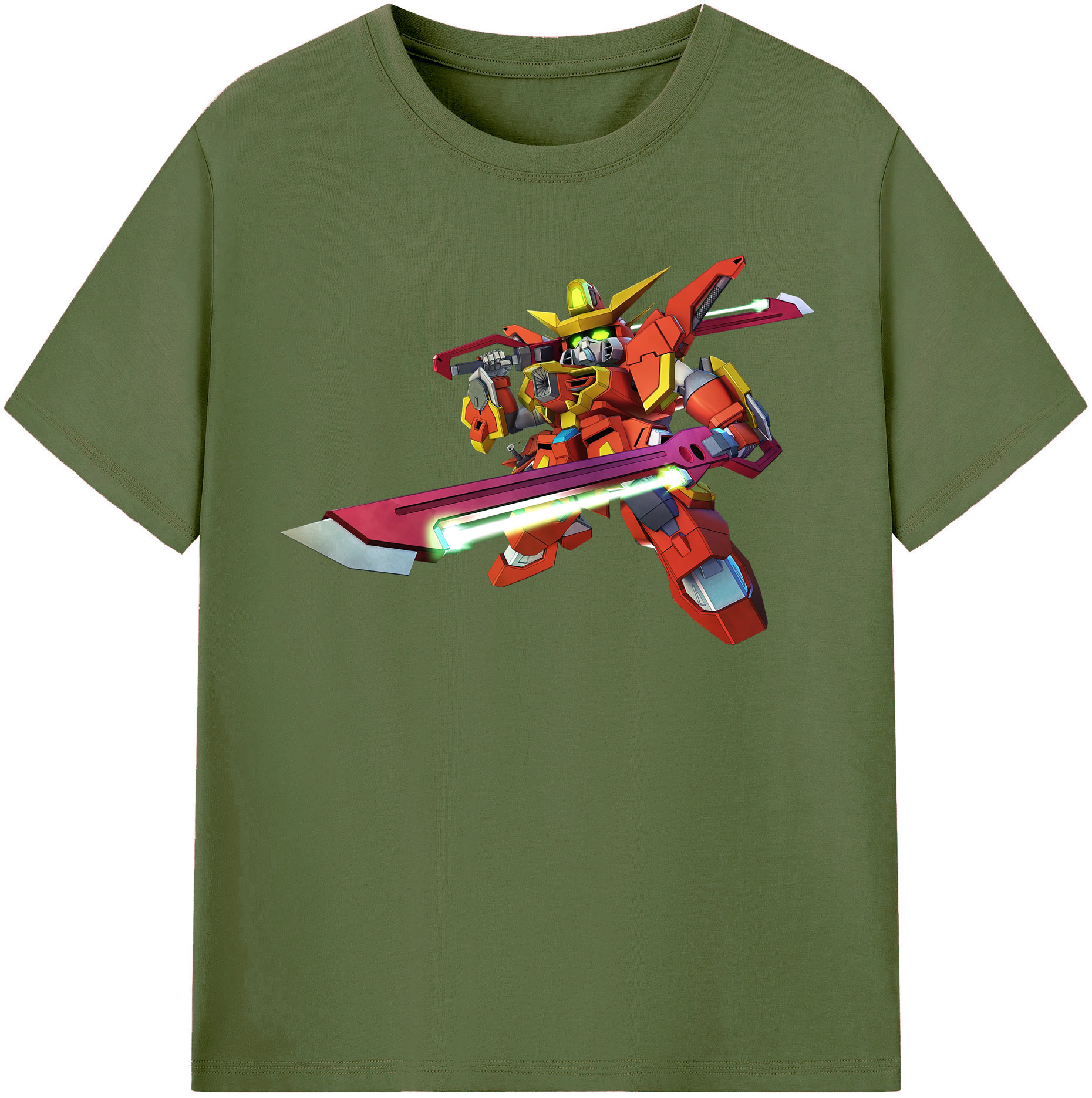 （画像用） 機動戦士ガンダム Mobile Suit Gundam 綿100％半袖Tシャツ（フロントプリント）